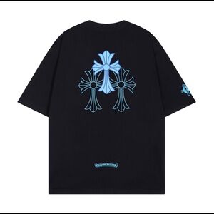 Chrome Hearts Triple Cross Logo S/S T-Shirt